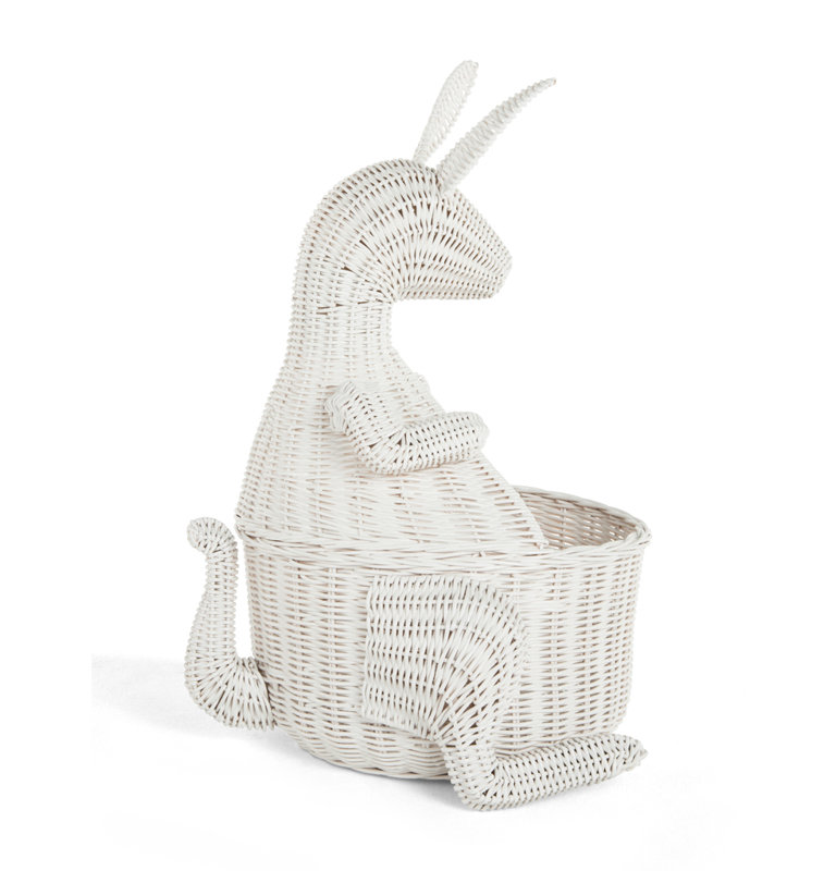 Bay Isle Home Quamba Kangaroo Wicker Basket & Reviews Wayfair